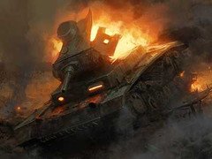 Clip: Trúng tên lửa, xe tăng nổ tung