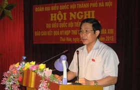 Bộ trưởng Nguyễn Bắc Son tiếp xúc cử tri