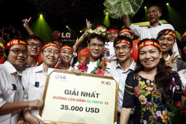Chàng trai Bắc Giang vô địch Olympia 2013