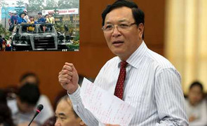 Sĩ tử đi thi trên xe bọc thép, Bộ trưởng Luận cảm ơn