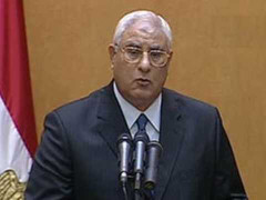 Chánh án Ai Cập nhậm chức Tổng thống lâm thời