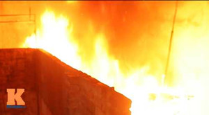 Ảnh: 'Bà hỏa' thiêu rụi khu trọ giữa thủ đô