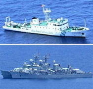 Căng thẳng sục sôi quanh bãi cạn ở Biển Đông