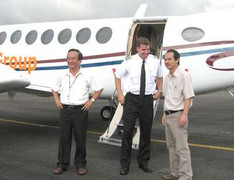 Phi công người Mỹ của bầu Đức đột tử