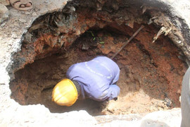 'Hố tử thần' sâu 2 mét giữa trung tâm Sài Gòn