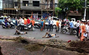 Toàn cảnh vụ khoan trúng cáp điện, 2 công nhân cháy xém