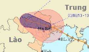 Bão số 5 suy yếu thành áp thấp nhiệt đới