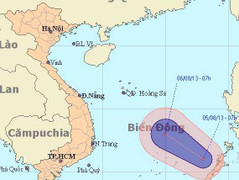 Biển Đông lại xuất hiện áp thấp nhiệt đới