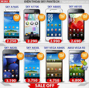 Điện thoại Nokia, Samsung, Sky... giảm giá cực sốc