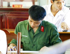18 trường quân đội công bố điểm trúng tuyển