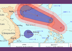 Siêu bão Utor sẽ tương tác với áp thấp nhiệt đới?