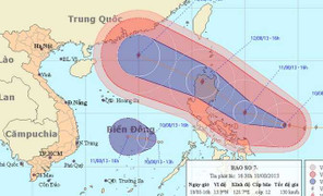 Thế giới dự báo đường đi siêu bão Utor