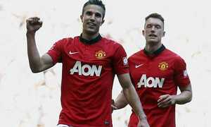 Van Persie lập cú đúp, MU giành siêu cúp nước Anh