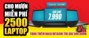 Media Mart cho mượn 2.500 laptop core i3 miễn phí
