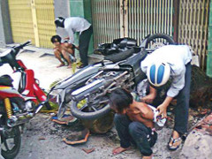 Cảnh sát bắt cướp như phim giữa phố Sài Gòn