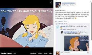 Phản cảm trào lưu chế ảnh nhân vật cổ tích