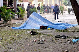 Mìn phát nổ, hai anh em ruột chết và bị thương