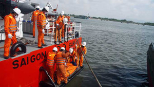 Tàu đắm tại Cần Giờ không được phép chạy trên biển