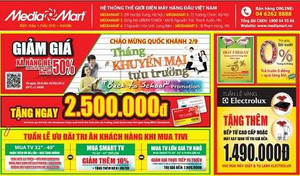 Media Mart tặng 2,5 triệu đồng nhân dịp Quốc khánh