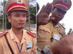 Clip tố CSGT ‘ăn bẩn’: Chuyển ngành một CSGT vi phạm