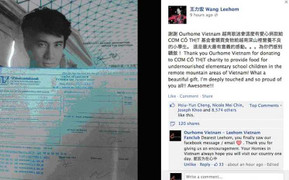 Vương Lực Hoành gửi lời cảm ơn đến fan Việt