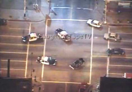 Clip: Nghi phạm chơi trò 'mèo vờn chuột' với cảnh sát