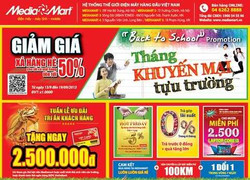 Media Mart giảm giá lớn – Bạt ngàn quà tặng