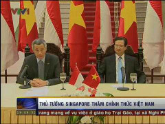 Thủ tướng Nguyễn Tấn Dũng hội đàm Thủ tướng Singapore