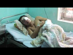 Clip: Nổ mìn tự tạo, 2 vợ chồng dập nát thân thể