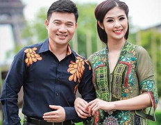 Hoa hậu Ngọc Hân đẹp dịu dàng bên ca sỹ Quang Linh