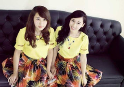 Cặp song sinh người Việt nổi tiếng xinh đẹp tại Nhật