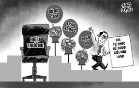 Hiệu trưởng yếu kém nên thôi chức, chuyển việc
