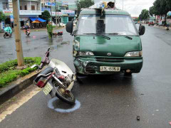 9 người nhập viện vì tai nạn giao thông trong một giờ