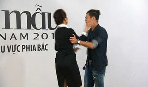 Thanh Hằng thẳng tay tát thí sinh 'đòi yêu' mình