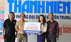 MobiFone ủng hộ miền Trung bão lụt