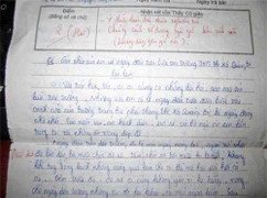 Dân mạng bàn tán bài văn 'lạ' bị điểm 2