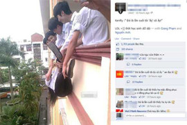 Giật mình những trò chơi mạo hiểm của học sinh