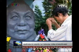 Chuyện xúc động sau bức tượng chân dung Đại tướng