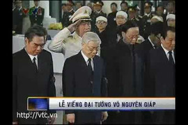 Video: Đoàn Đại biểu cấp cao viếng Đại tướng Võ Nguyên Giáp