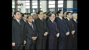 Video: Phút mặc niệm Đại tướng Võ Nguyên Giáp