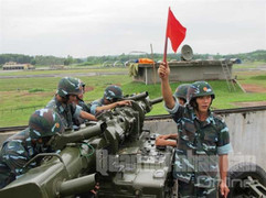 Ảnh: Trung đoàn pháo Phòng không 228 phối hợp diệt mục tiêu