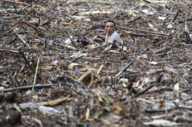 'Lộc trời' an ủi người dân vùng lũ