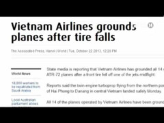 Báo quốc tế đưa tin sự cố rơi lốp máy bay ở Việt Nam