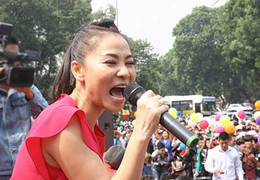 Thu Minh 'bay' hết mình ủng hộ hôn nhân đồng tính