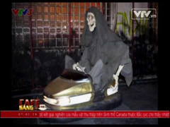 'Thần chết' lái xe ô tô gây xôn xao nước Mỹ