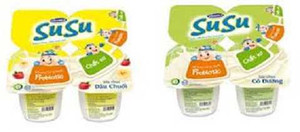 Sữa chua ăn Vinamilk Susu cho trẻ em