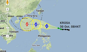 Video: Đường đi cơn bão số 12