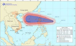 Bão số 12 kết hợp gió mùa Đông Bắc đổ bộ đất liền