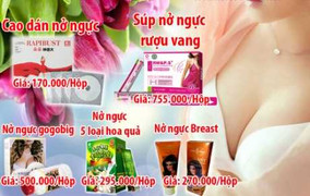 Ma trận 'thần dược nở ngực' giá bèo