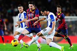 Messi mất tích, Barca lại 'dựa hơi' Neymar